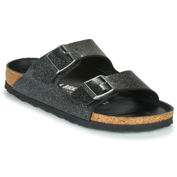Birkenstock Shoes - Arizona Birkenstocks Cosmic Sparkle Black size 37